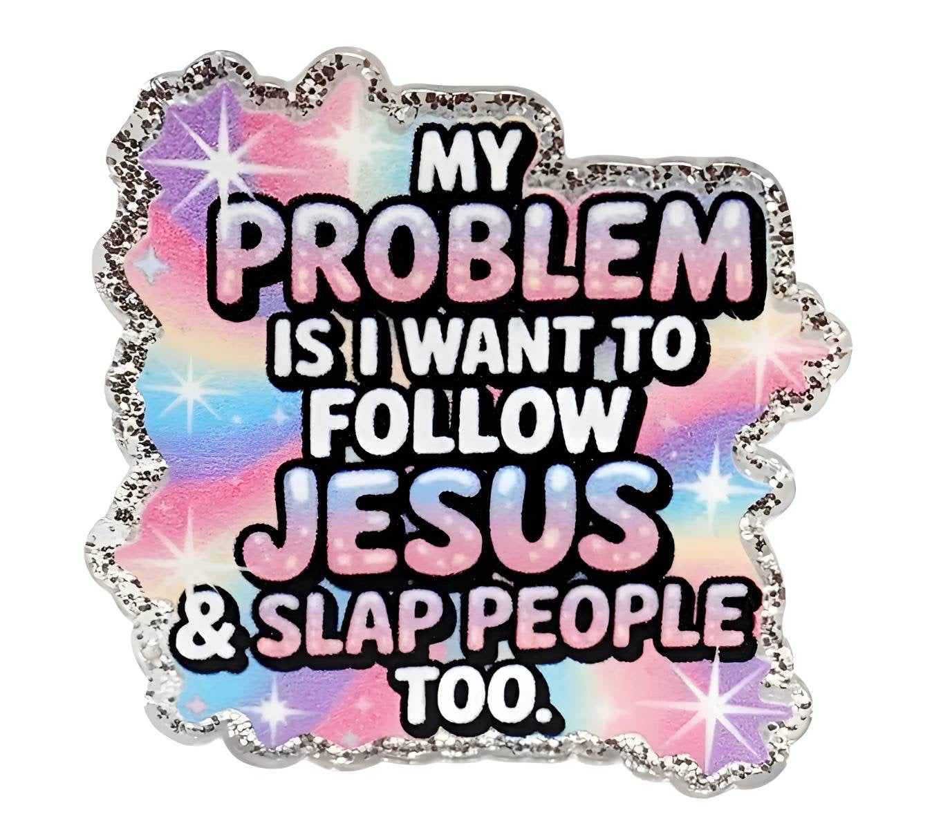 Slap People ~ Acrylic Flatbacks (Exclusive Bailey's Beads Design)