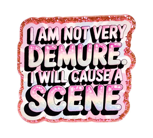 Not Very Demure ~Flatback Acrylics~ (Exclusive)