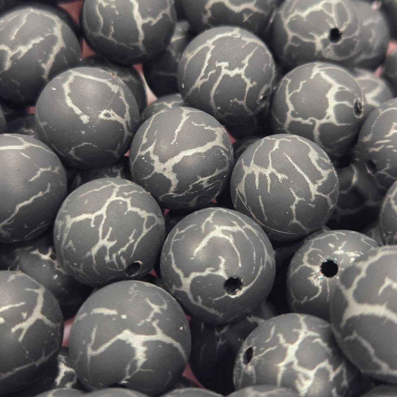 Shadow Strike 15mm Printed Silicone Beads