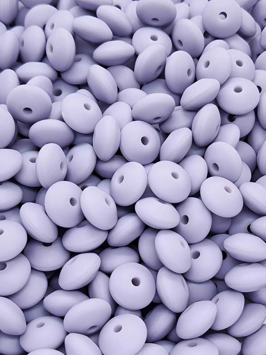 Mermaids Treasure Silicone Lentil Beads