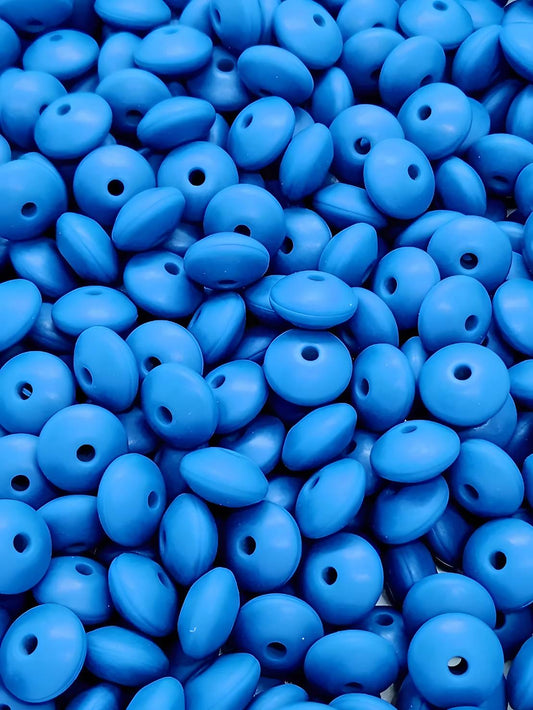 Ocean Depths Silicone Lentil Beads