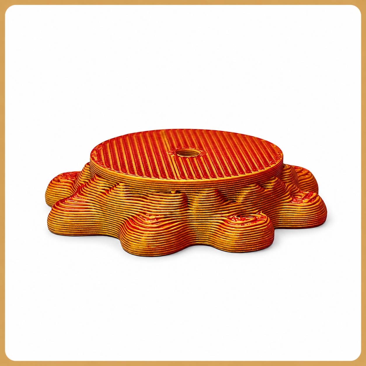 Fire Base 3D Printed Beads (Not Silicone) Exclusive Design