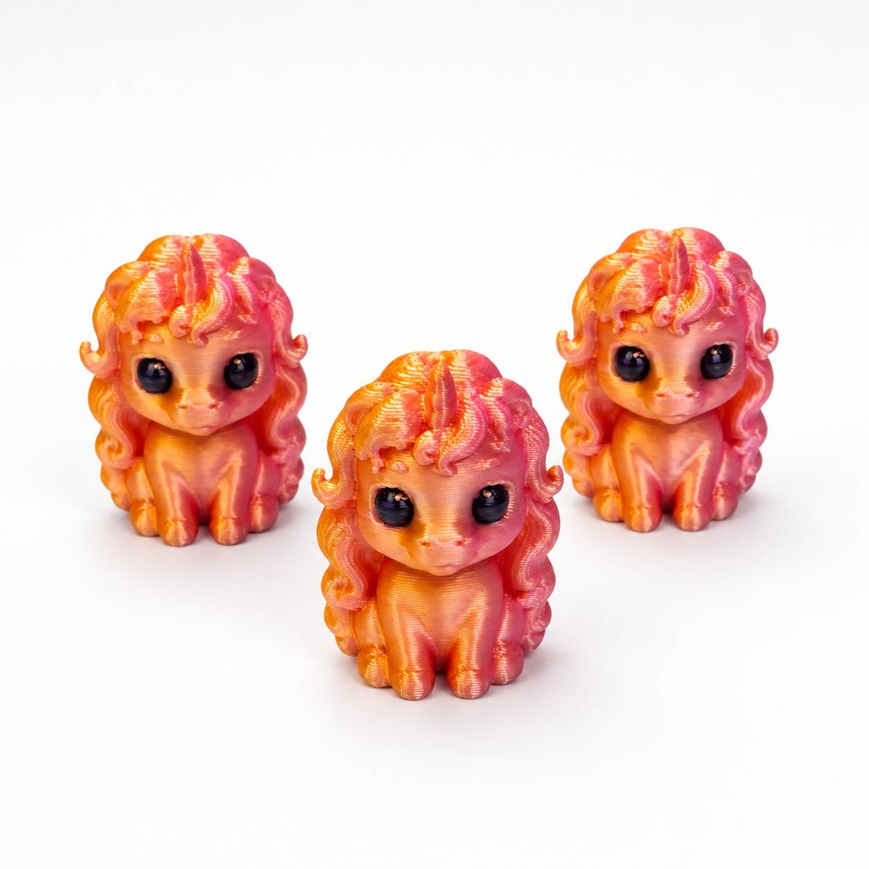 Sunset Sparkle 3D Printed Pen Palz (Not Silicone)