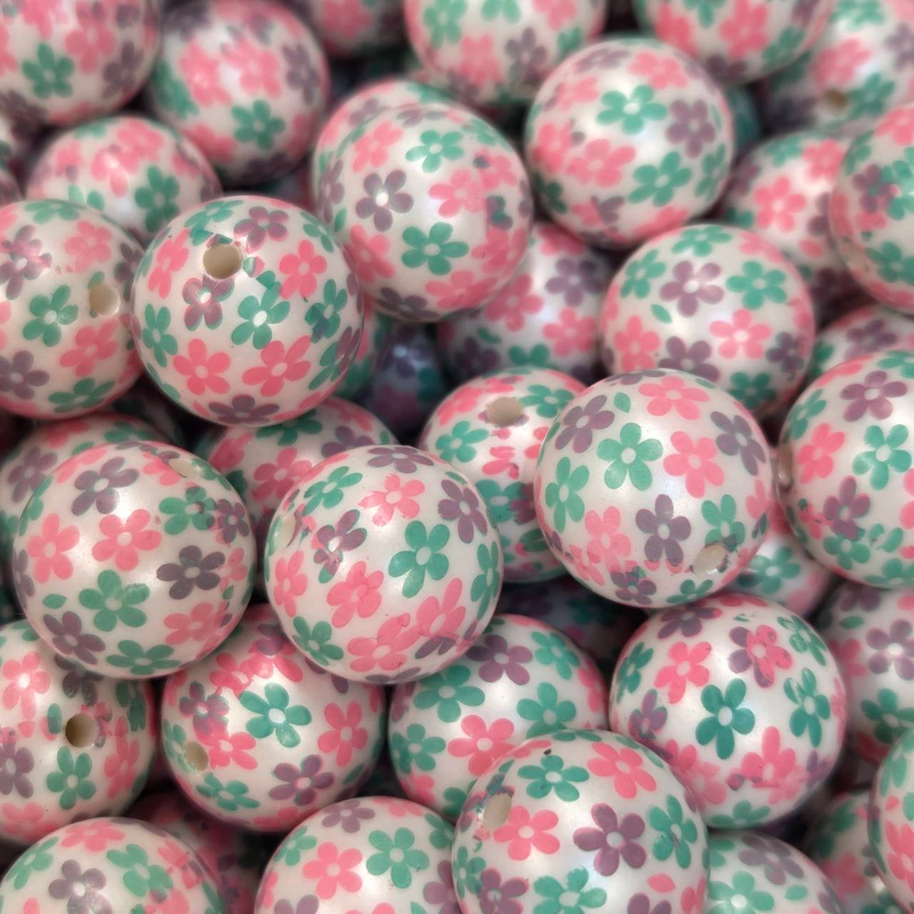 Petal Party 20mm Acrylic Beads