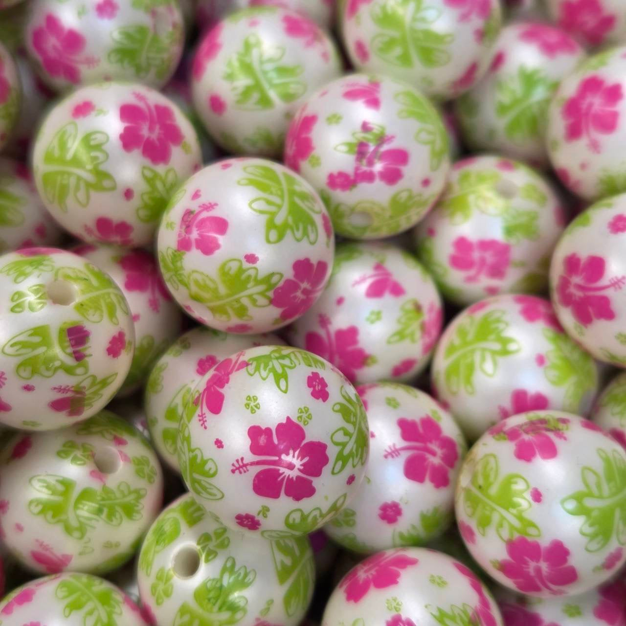 Aloha Booms 20mm Acrylic Beads