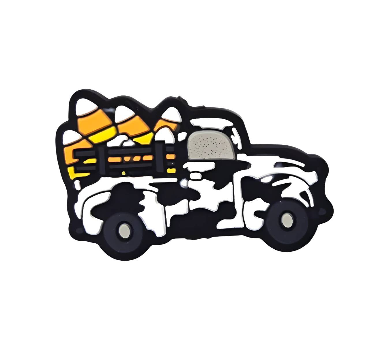 Candy Corn Truck Focal Beads