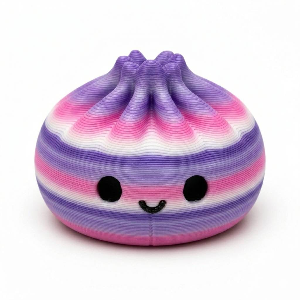 Kawaii Twilight Dumpling 3D Printed Bead | Pen Palz Collection