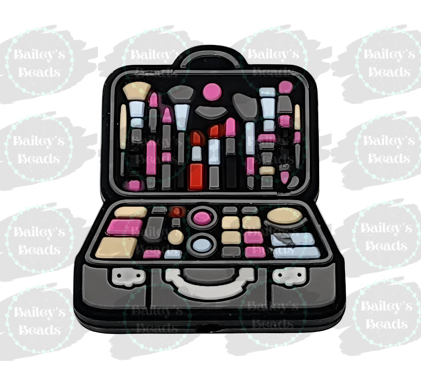 Makeup Case Silicone Focal Beads (Bailey’s Beads Exclusive)