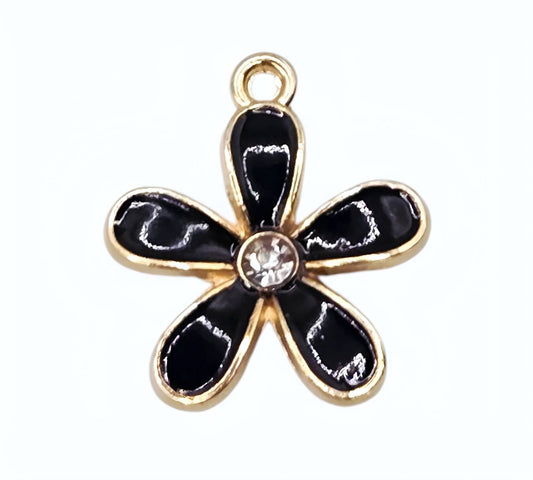 Noir Petal Charms