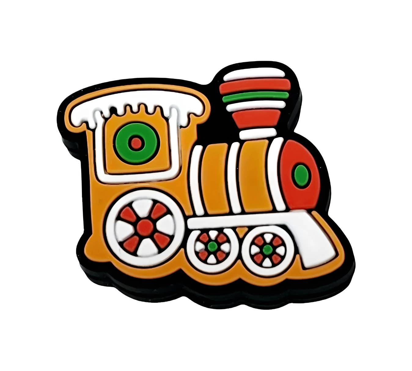Christmas Train Silicone Focal Bead (Custom Design by Bailey's Beads)