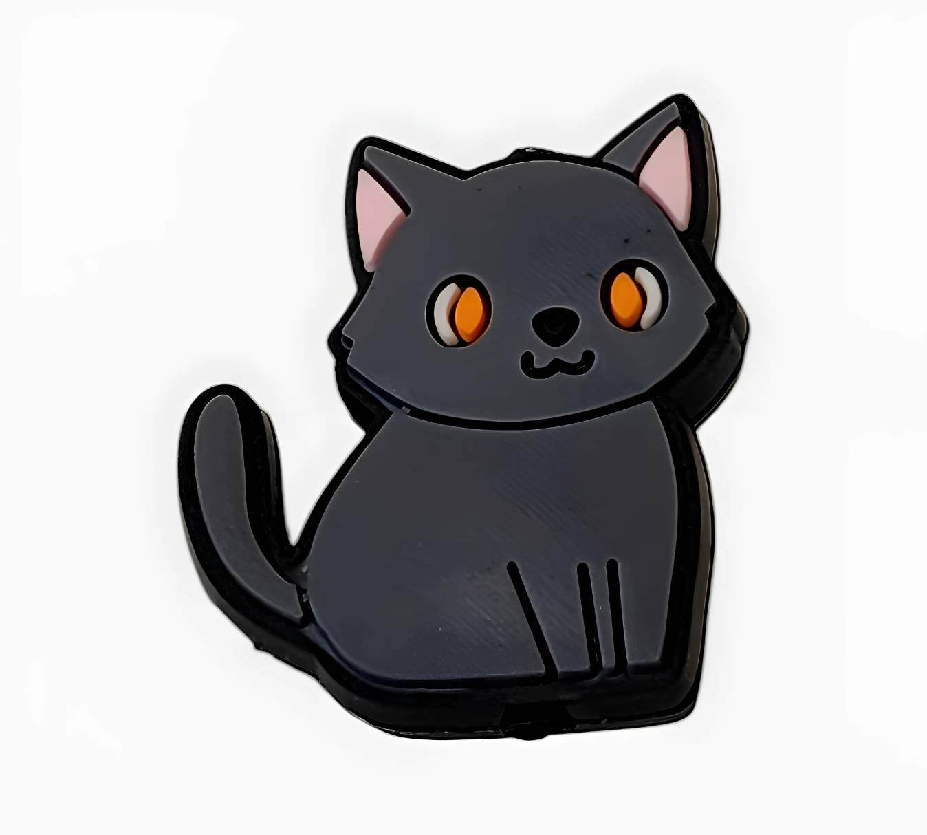 Grey Cat Focal Beads