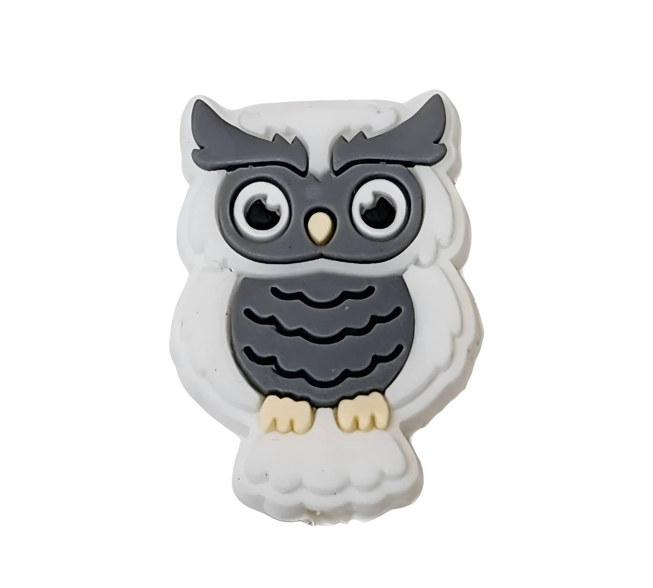 White Owl Focal Beads