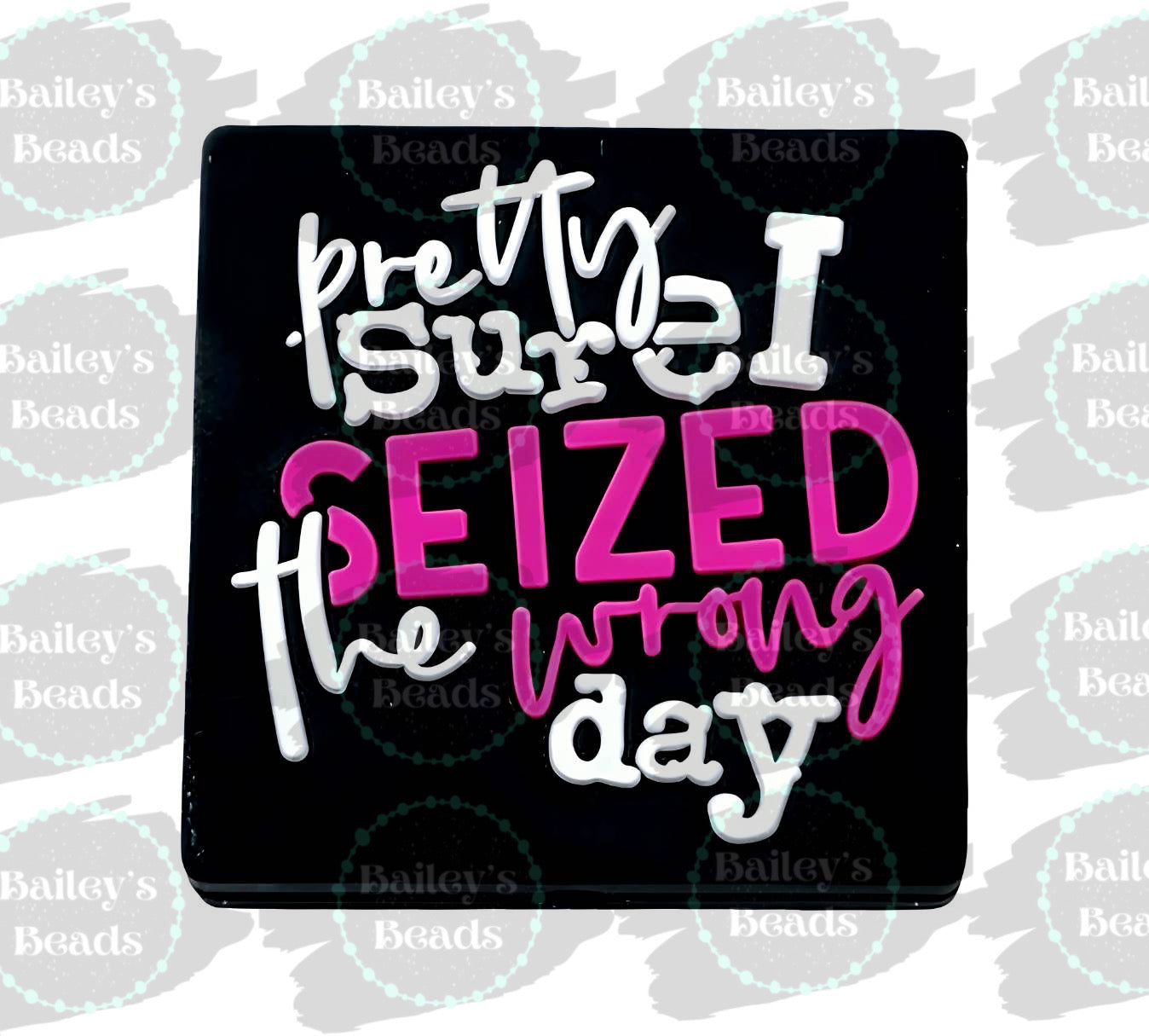 Seized Wrong Day Silicone Focal Beads (Bailey’s Beads Exclusive)