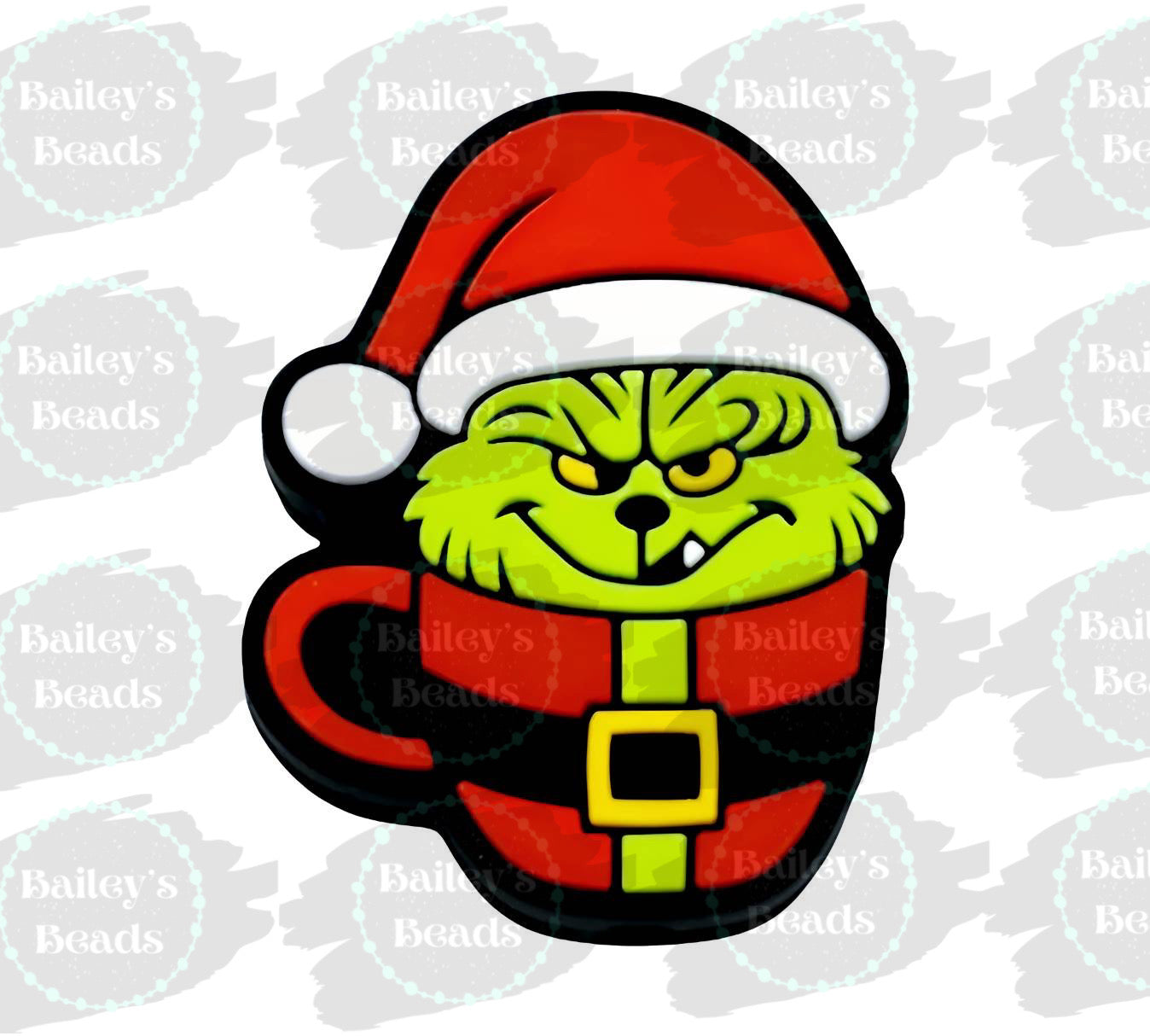 Drink up Grinches Silicone Focal Beads (Bailey’s Beads Exclusive)