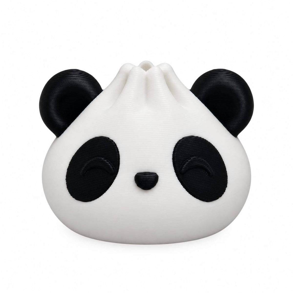 Bao Bao black and white panda dumpling 3D printed bead