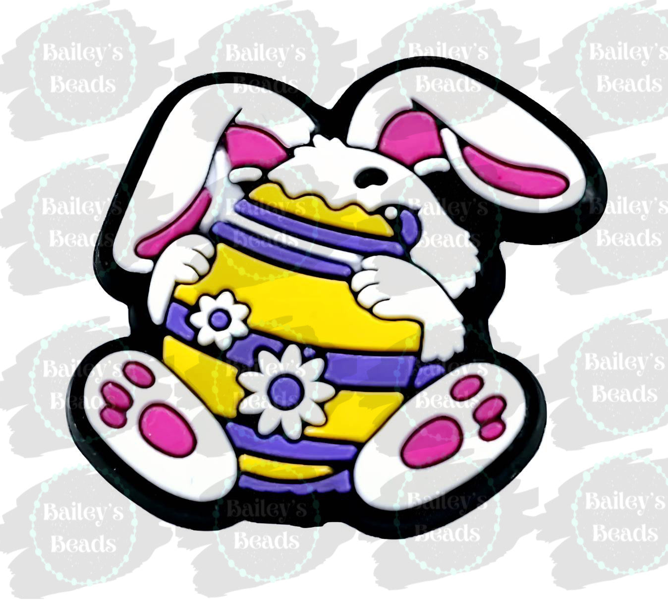 Peak-a Rabbit Silicone Focal Beads (Bailey’s Beads Exclusive)
