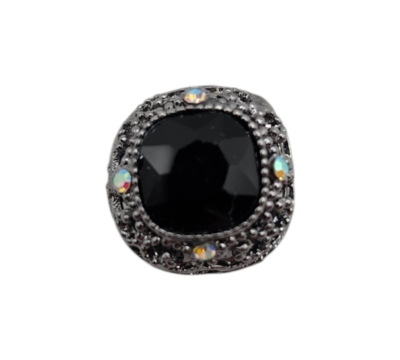 Square Black Hematite Gemstone Beads