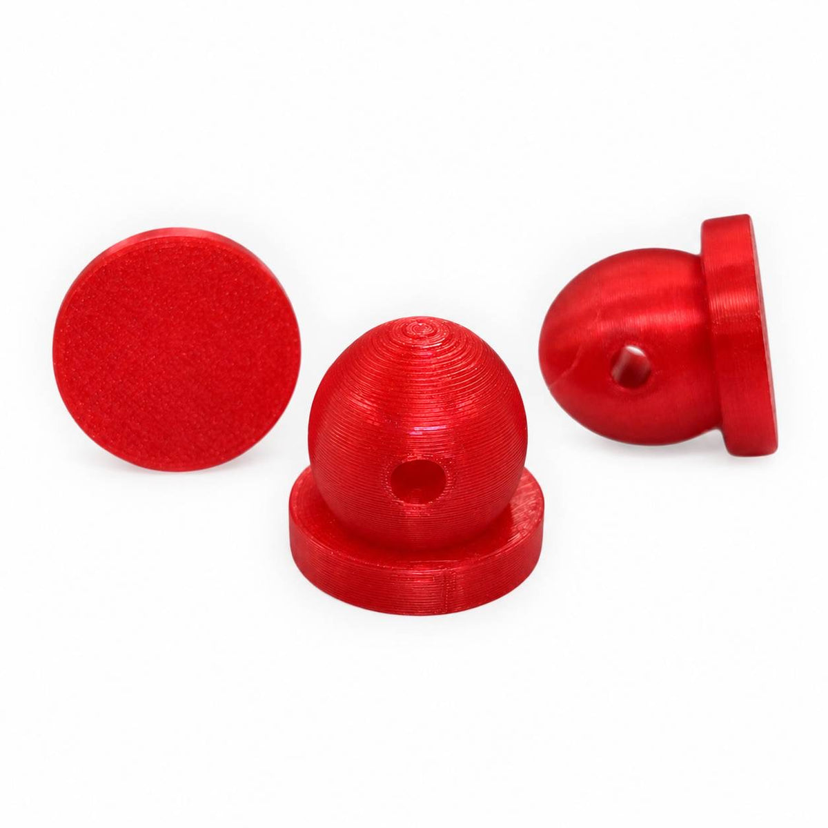 Transparent Red DIY Flatback Bead Attachments – 3D Printed