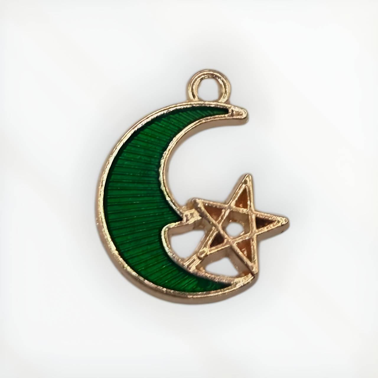 Emerald Moon Charm