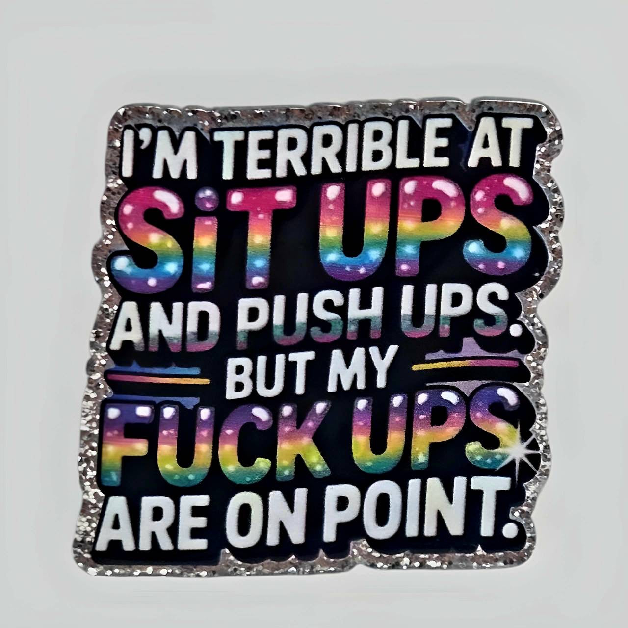 On Point ~ Acrylic Flatbacks (Exclusive Bailey's Beads Design)