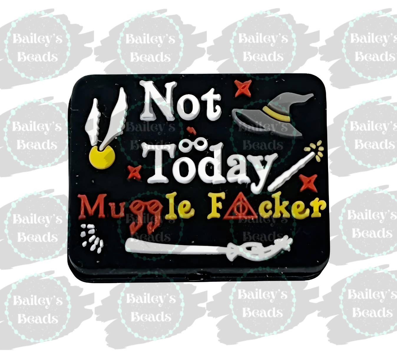 Muggle F%cker Silicone Focal Beads (Bailey’s Beads Exclusive)