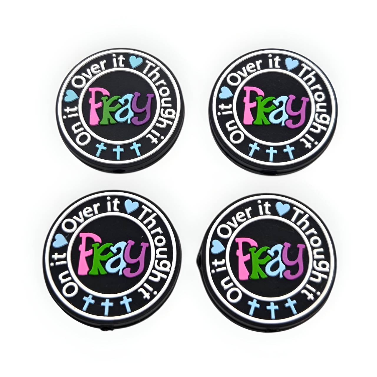 Pray on it Silicone Focal Beads