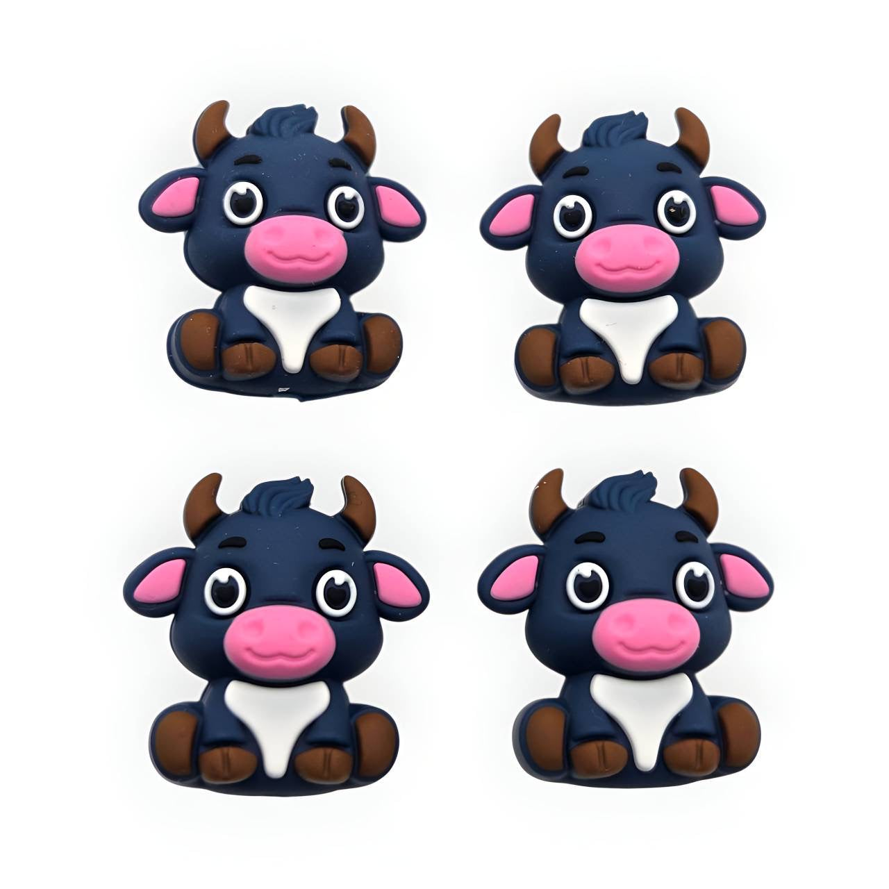 Moo-dy Cutie Silicone Focal Beads