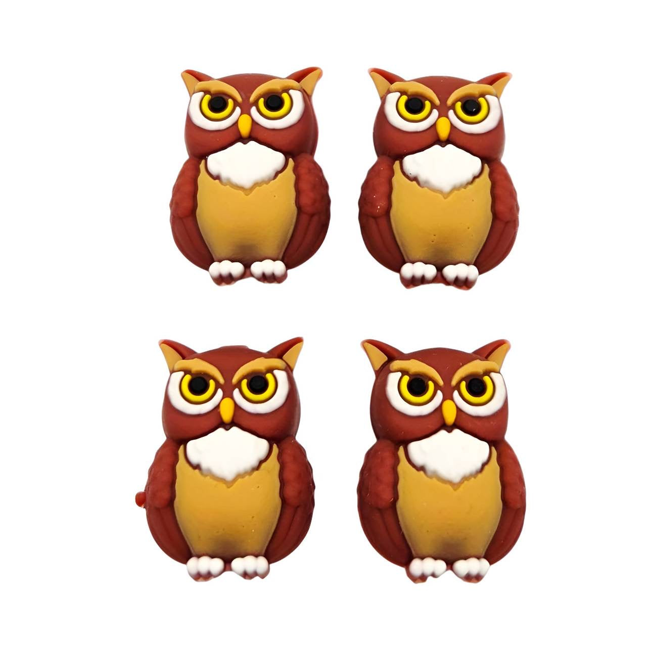 Rusty the Owl Silicone Focal Beads