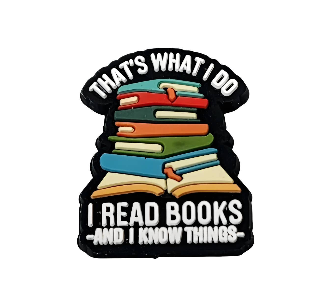 Book Silicone Focal Bead (Custom Design by Bailey's Beads)