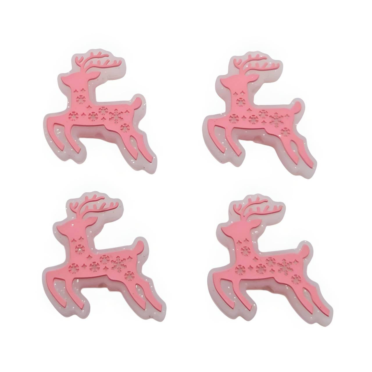 Pink Prancer Silicone Focal Beads