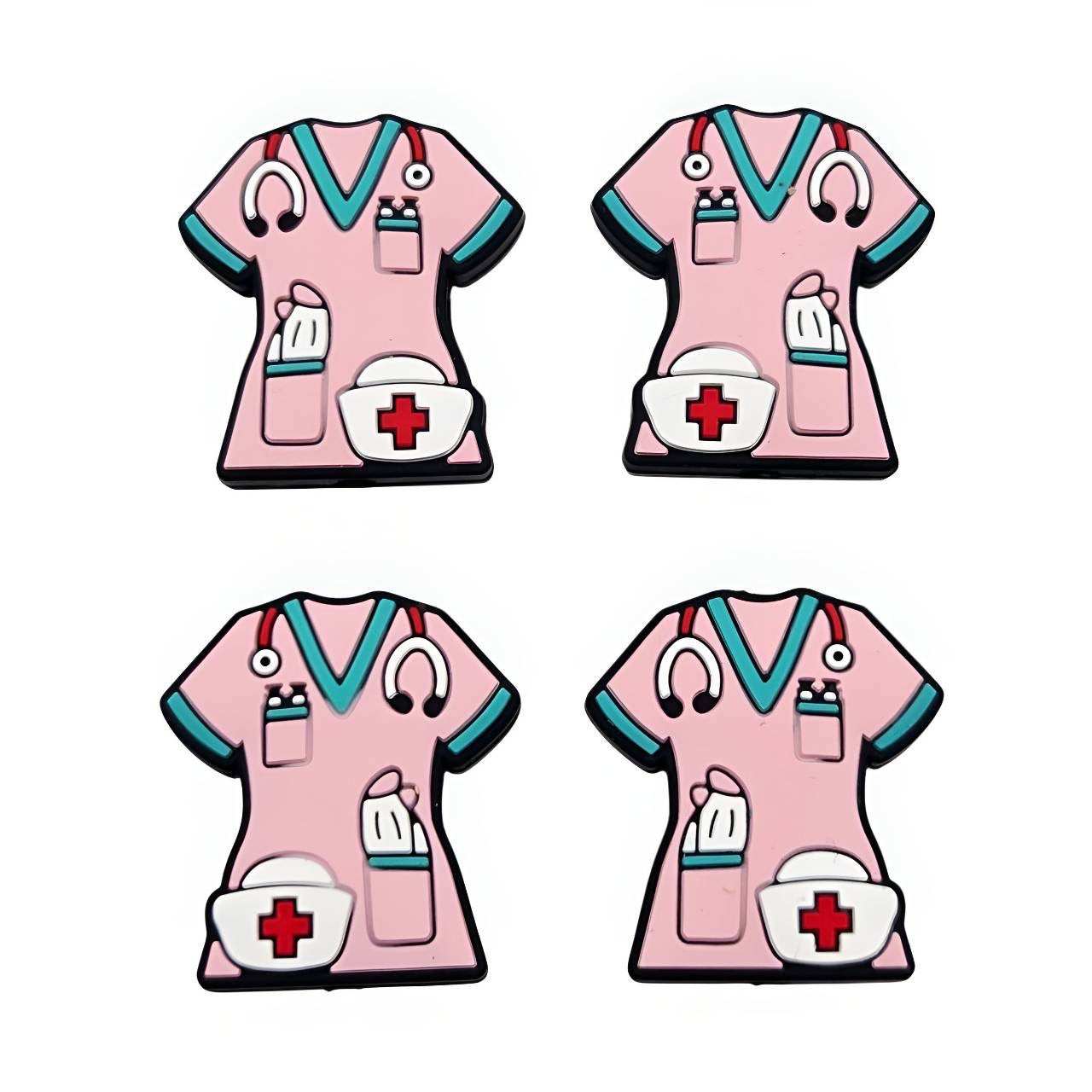 Nurse on Duty Silicone Focal Beads