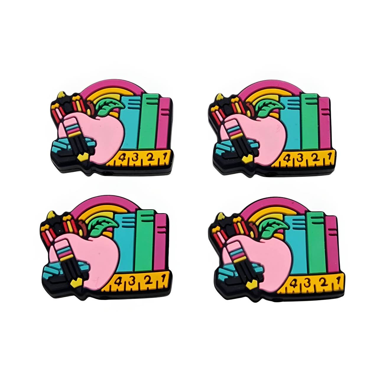 Teacher Stack Silicone Focal Beads