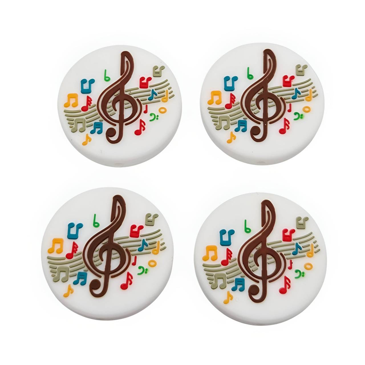 Symphony Swirl Silicone Focal Beads