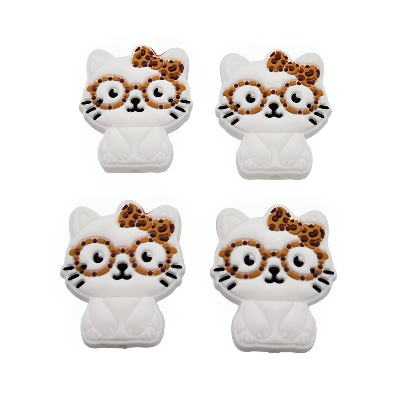 Leopard Lily Silicone Focal Bead (Custom Design by Bailey's Beads)