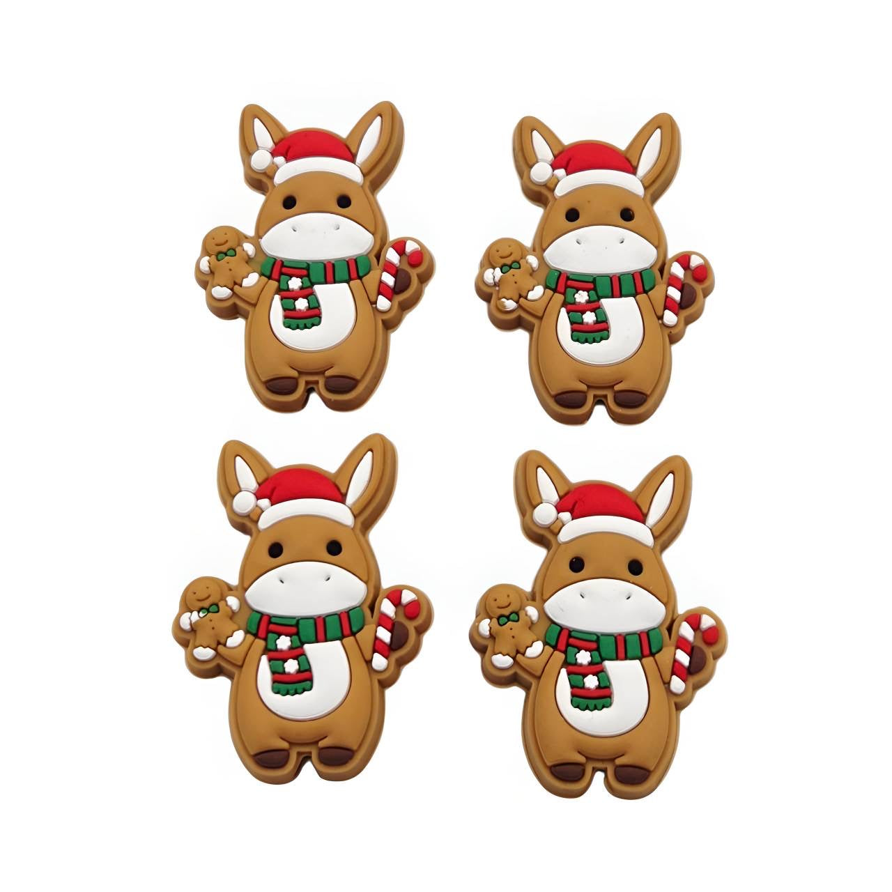 Dominic the Donkey Silicone Focal Bead (Custom Design by Bailey's Beads)