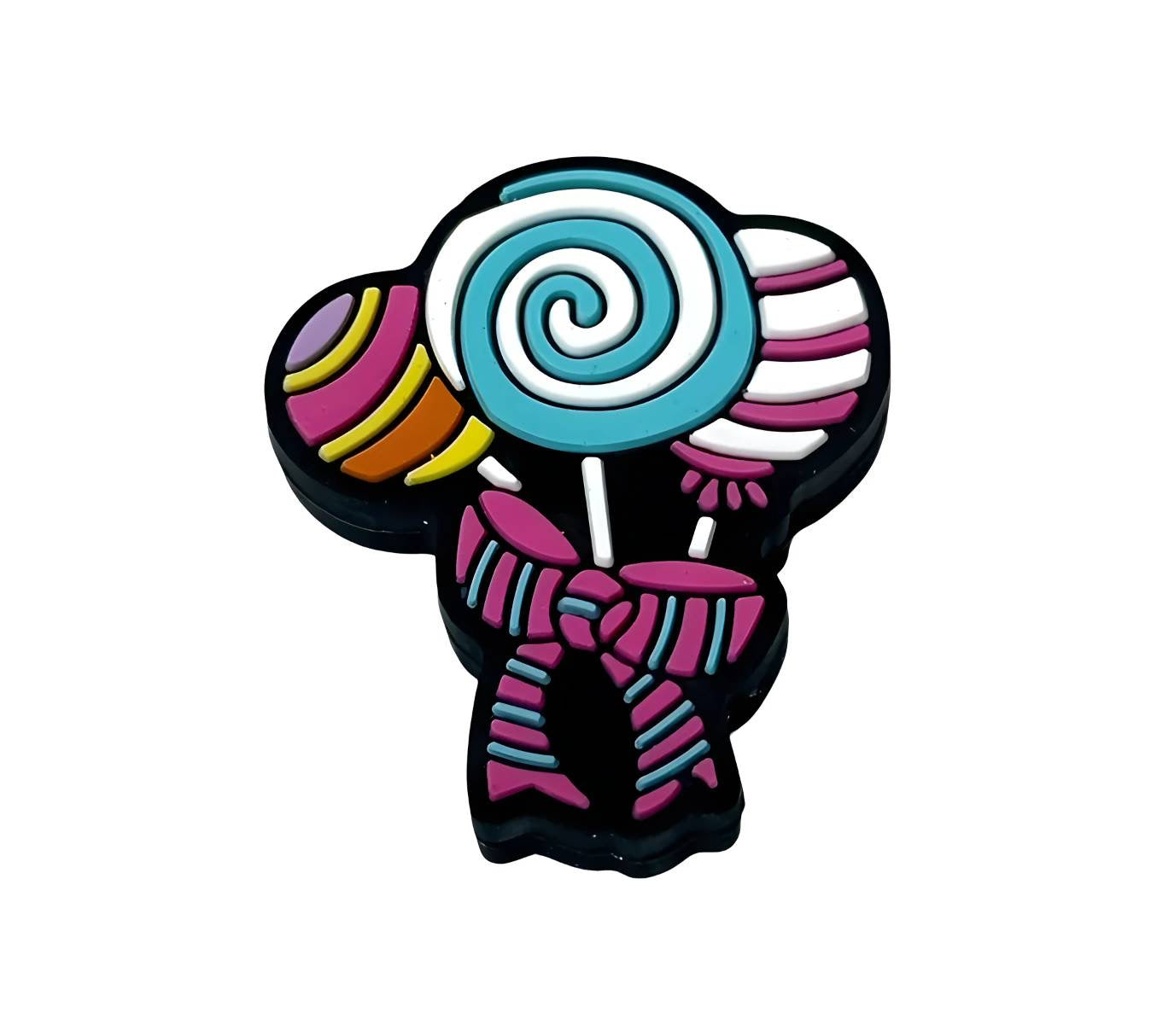 Lollipop Silicone Focal Bead (Custom Design by Bailey's Beads)