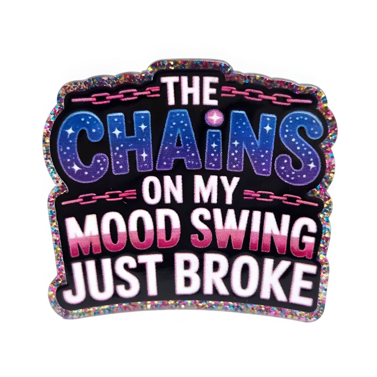 Chains Broke~ Acrylic Flatbacks (Exclusive Bailey's Beads Design)