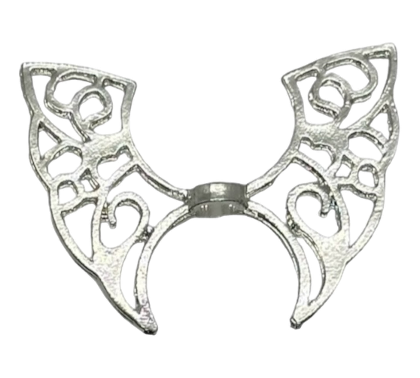 Silver Angel Wing Spacers