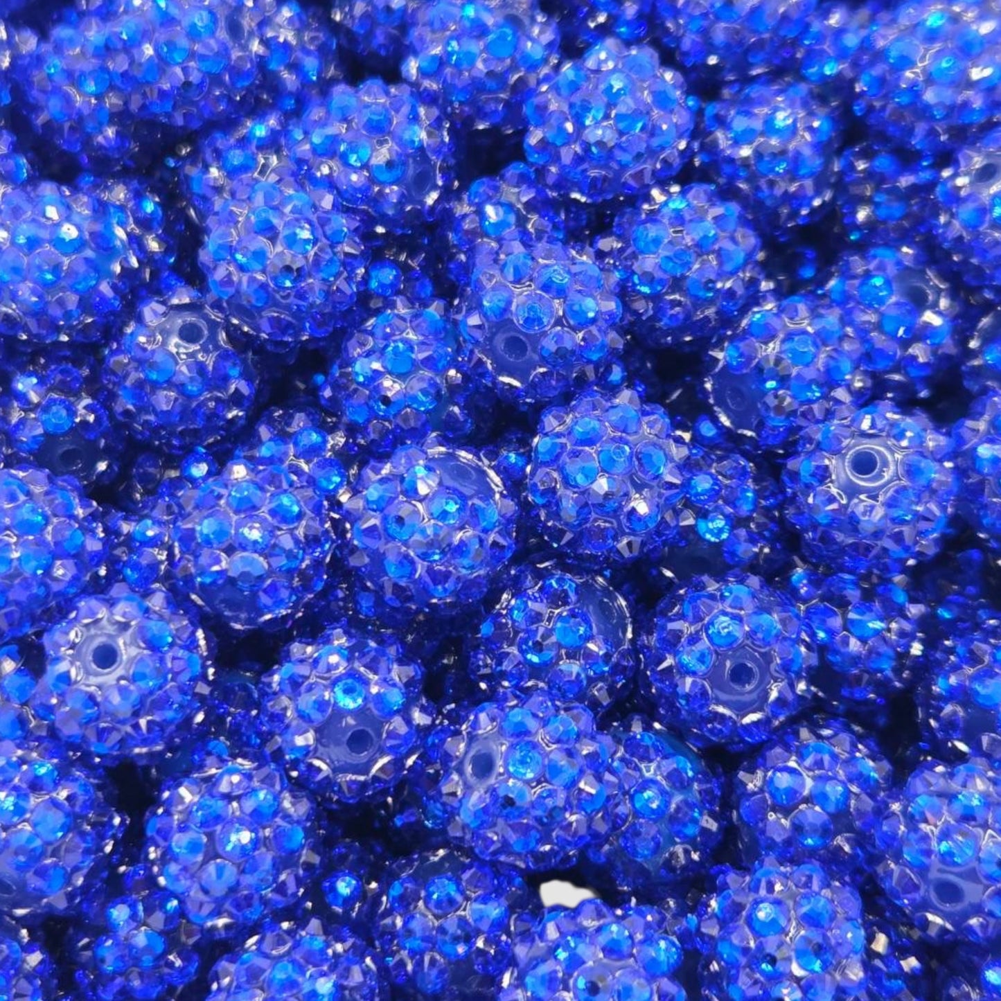 Blue 14mm **Rhinestone** (Blubblegum Beads)