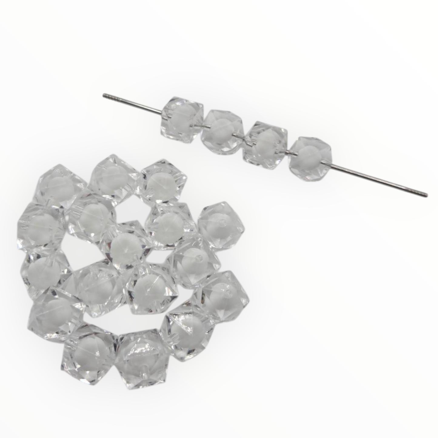 16mm Clear Encapsulated Acrylic Beads