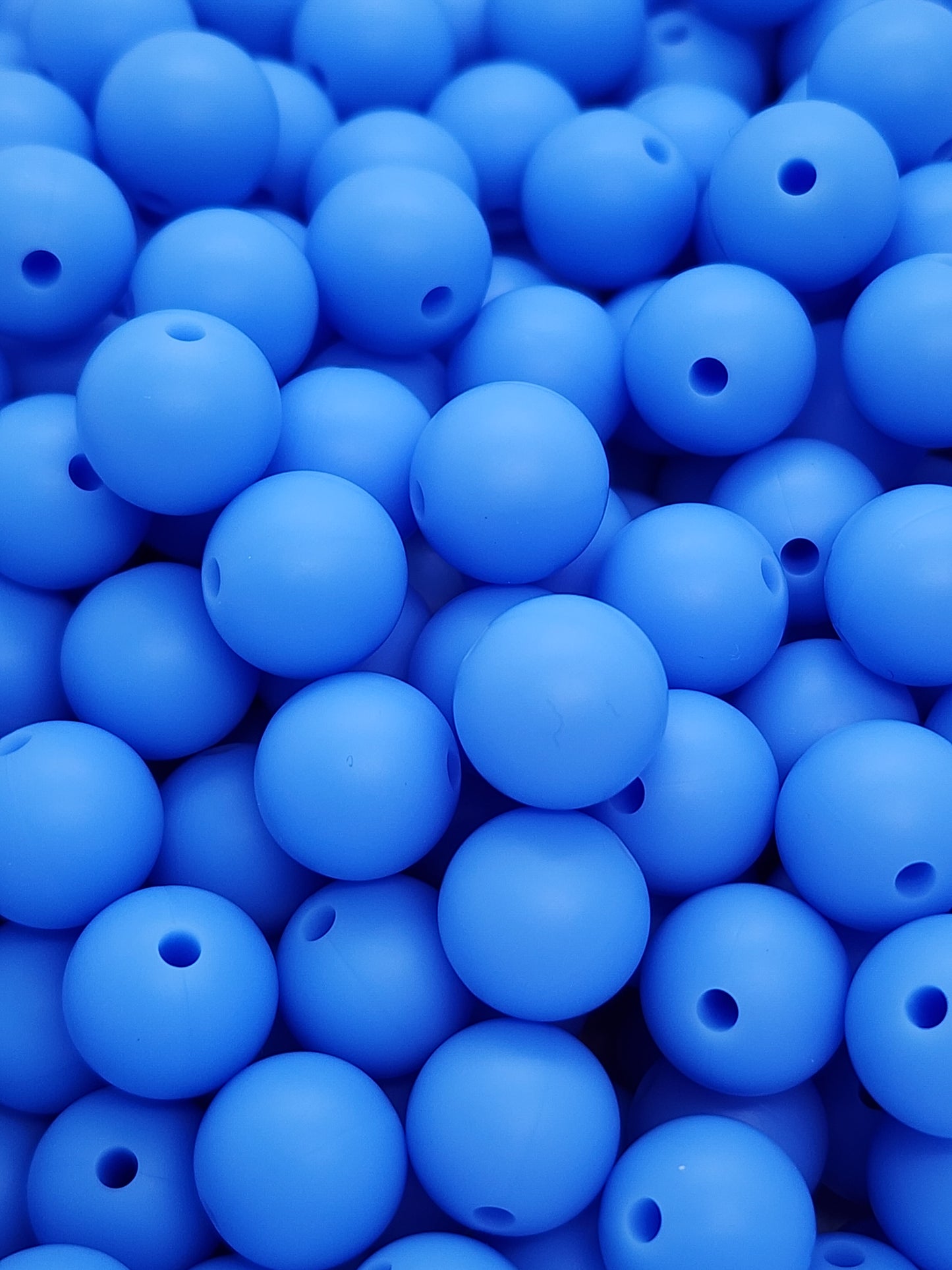 Periwinkle 12mm Silicone Beads