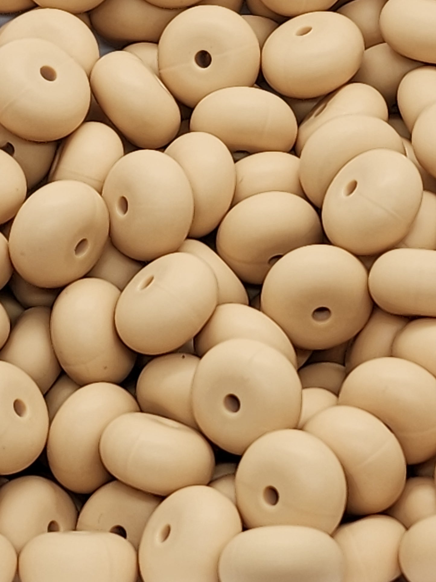 27. Cream Abacus Silicone Beads