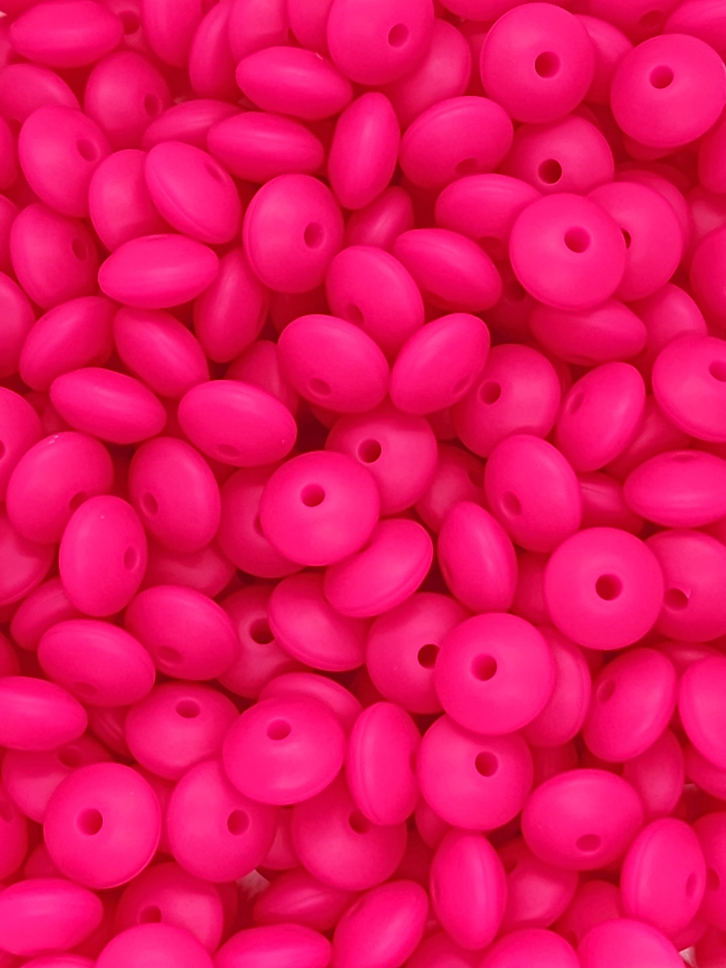 Bubblegum Bliss Silicone Lentil Beads