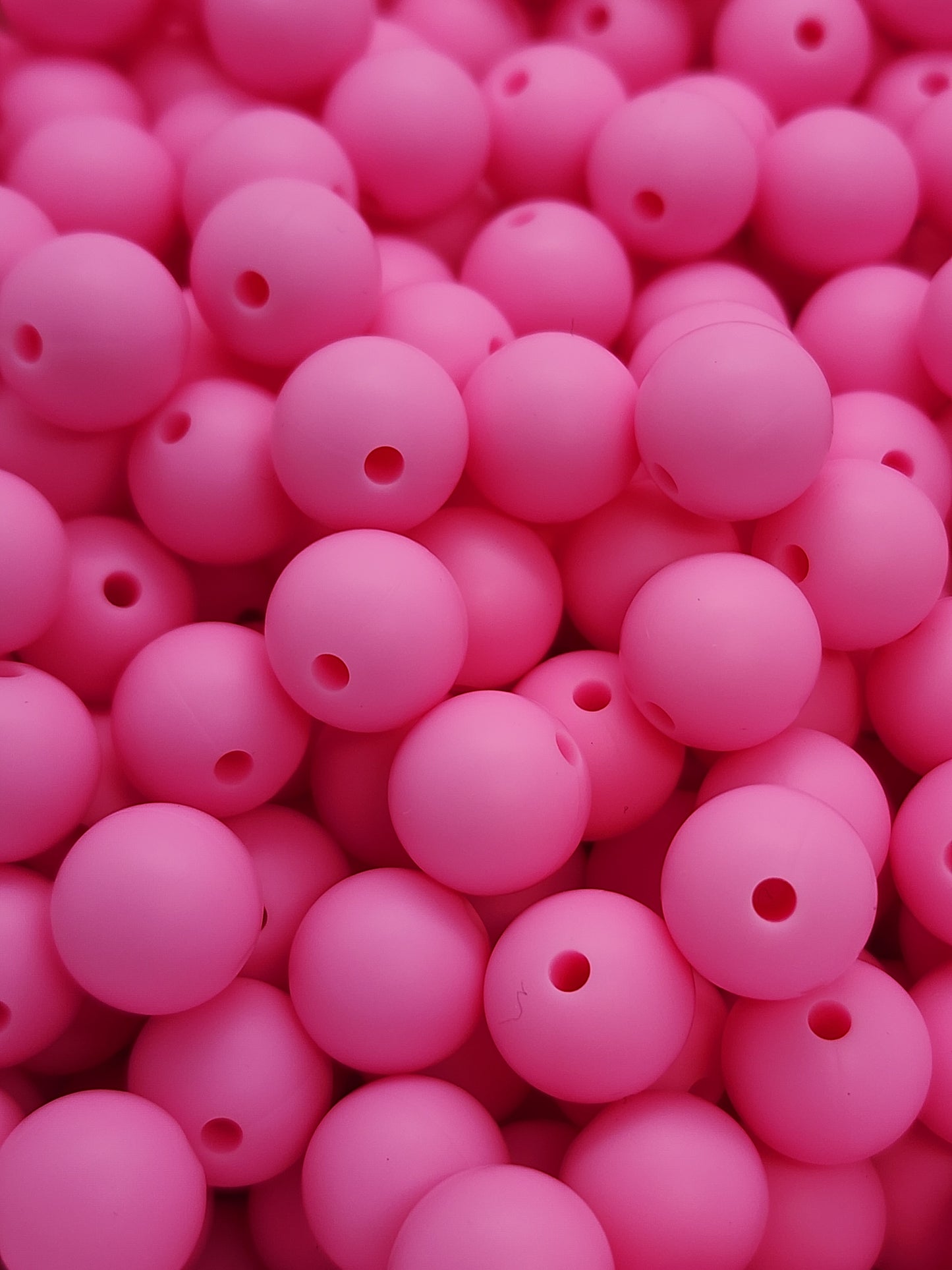 Cherry Blossom 12mm Silicone Beads