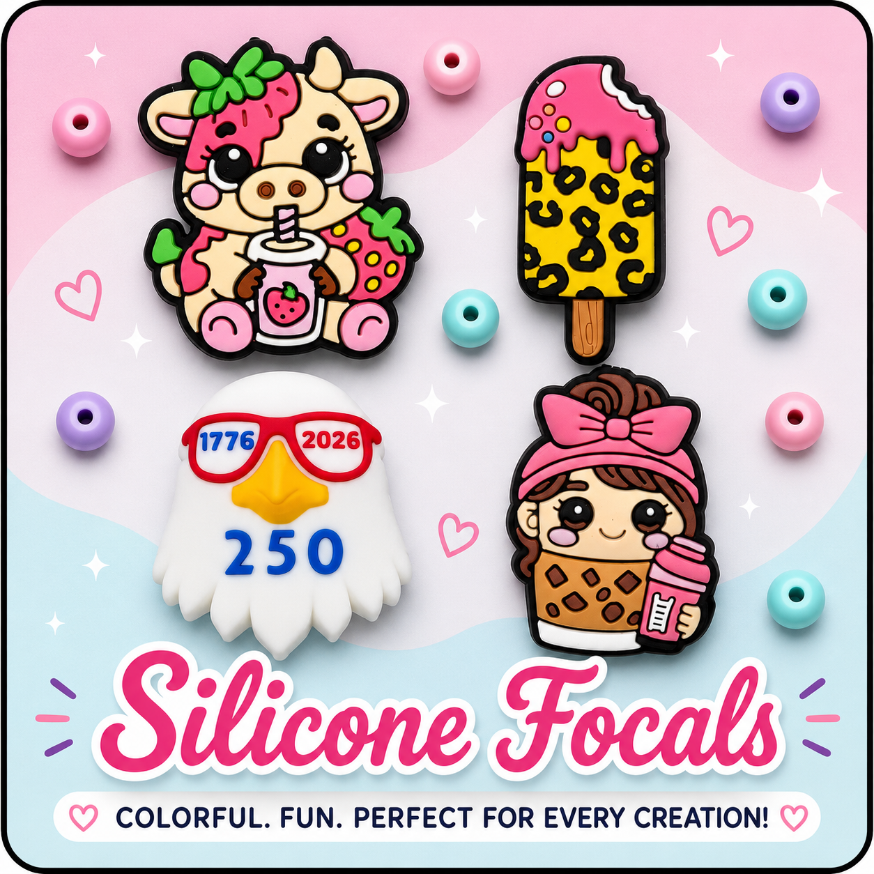Silicone Focal Beads