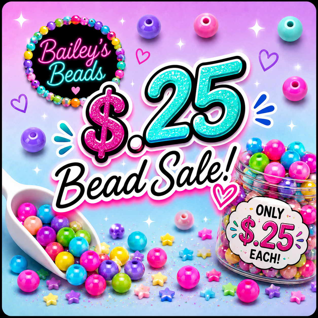 $.25 Bead Sale!