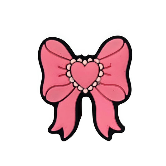 Bow Silicone Focal Beads