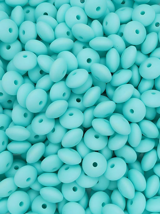 Seaside Serenity Silicone Lentil Beads