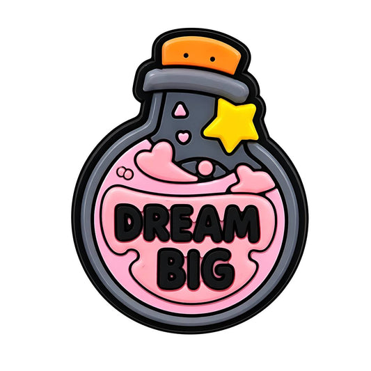 Dream Big Silicone Focal Bead (Custom Design by Bailey's Beads)