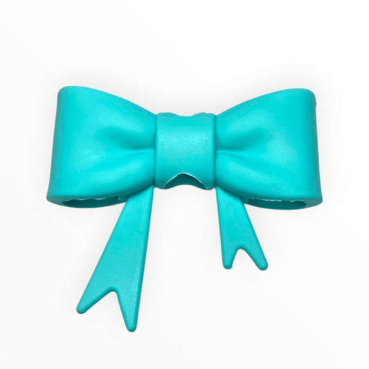 Teal Large Bow Focal Bead